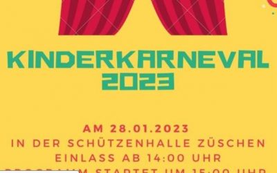 Kinderkarneval am Samstag