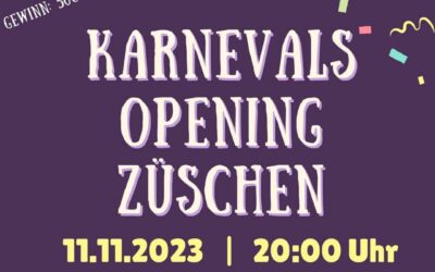 Karnevals-Opening in Züschen