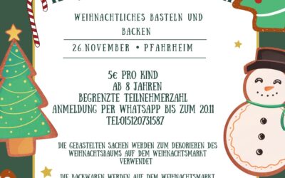 Basteln und Backen der Kolpingjugend