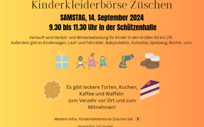 Kinderkleiderbörse am Samstag