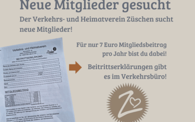 Der Verkehrs- und Heimatverein Züschen sucht neue Mitglieder