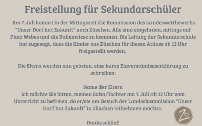 Kommt am 7. Juli auf die Bullenwiese!!!
