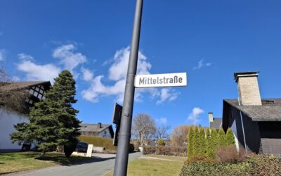 Bauarbeiten in der Mittelstraße beginnen