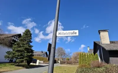 Bauarbeiten in der Mittelstraße beginnen